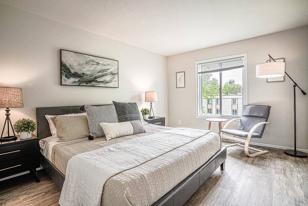 Scandanavian design bedroom brings calm and relaxation